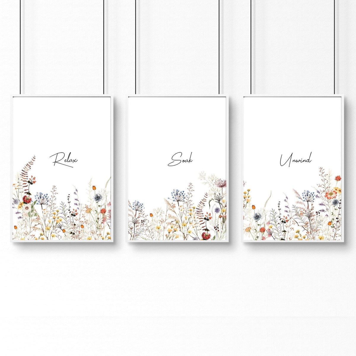 Bathroom Art | Set of 3 wall art prints