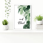 Art in bathroom | Set of 2 wall art prints