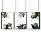 Art prints for the bathroom | set of 3 wall art prints