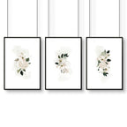 Bathroom Pictures for Wall – Shabby Chic Set of 3