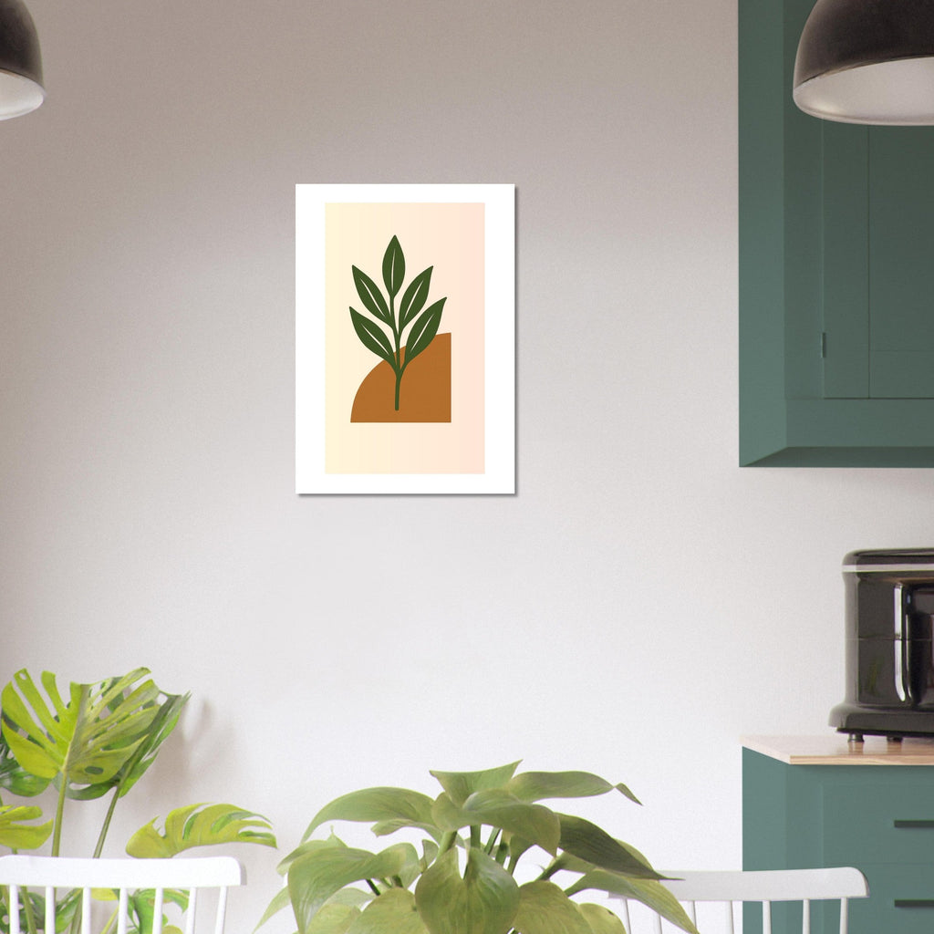Botanical Wall Art - Green Leaf Print