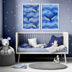 Playroom wall art | set of 2 wall art  for Nursery