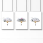 Accent Wall Ideas for Bedroom – Set of 3 Framed Prints