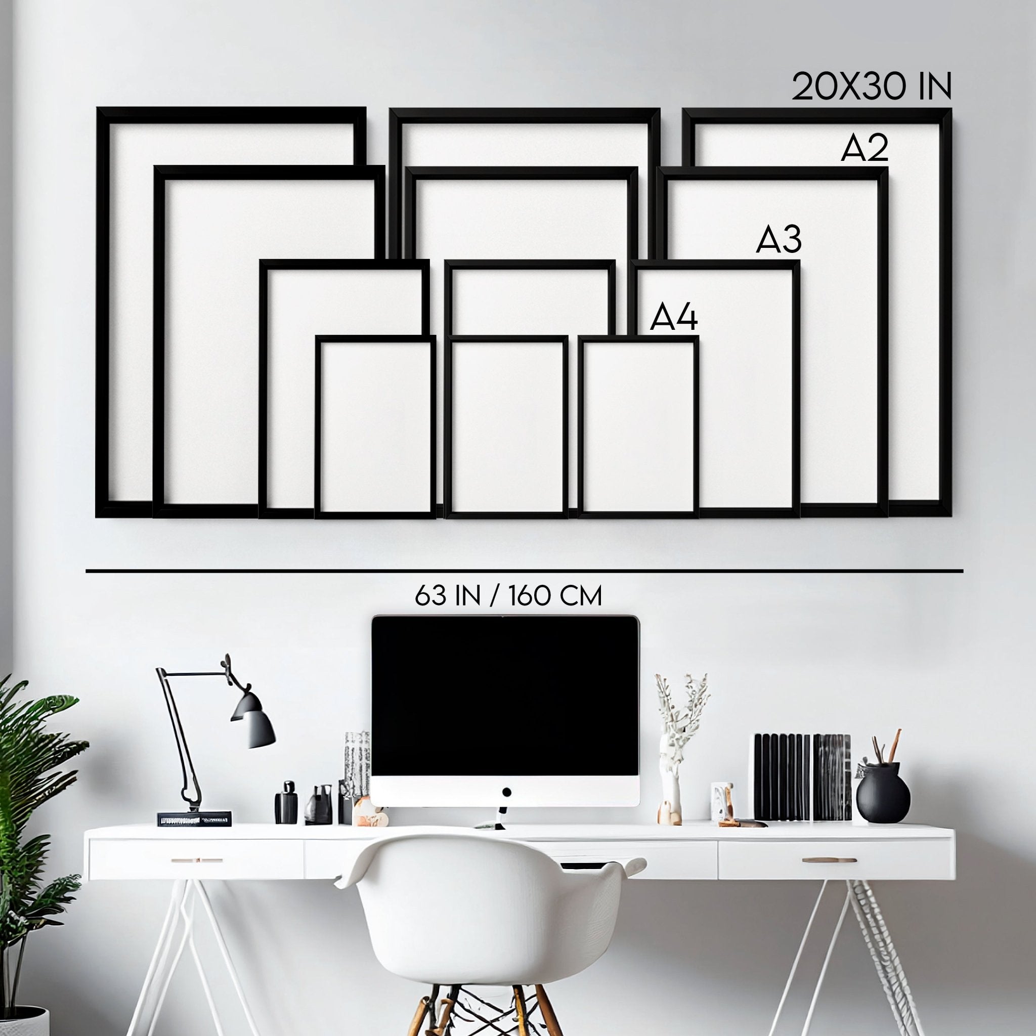 Big Prints For Walls | Set of 2 Moroccan Inspired Wall art Prints