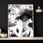 Bathroom Prints Black and White | Set of 3 Wall Art