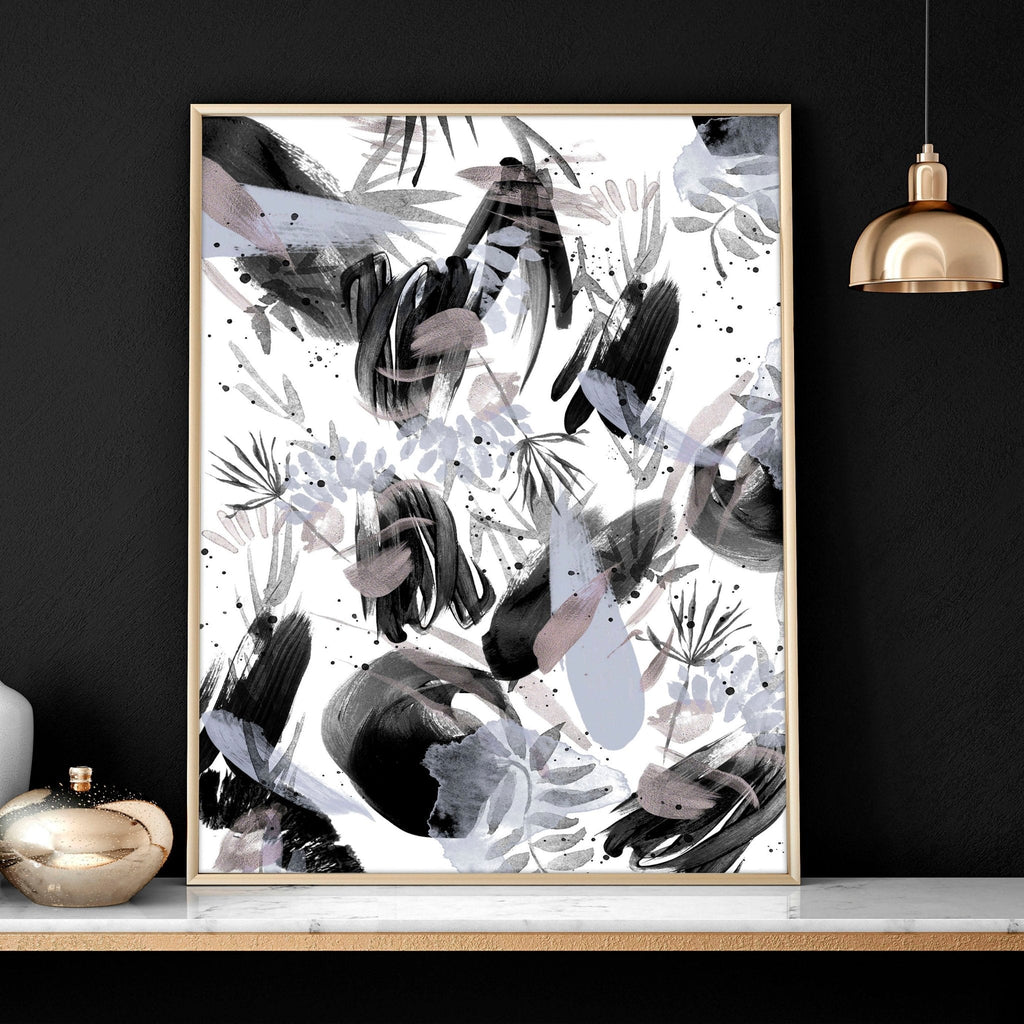 Bathroom Prints Black and White | Set of 3 Wall Art