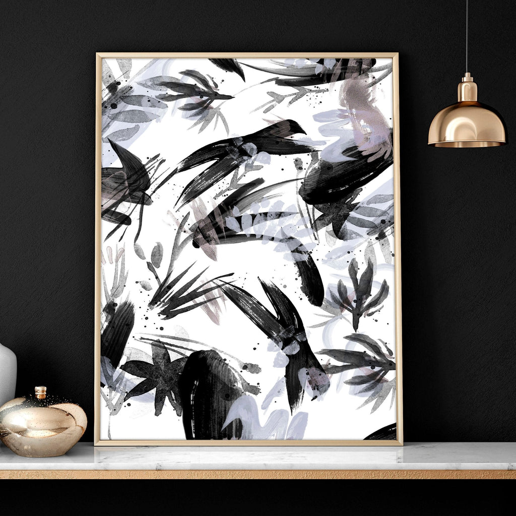 Bathroom Prints Black and White | Set of 3 Wall Art