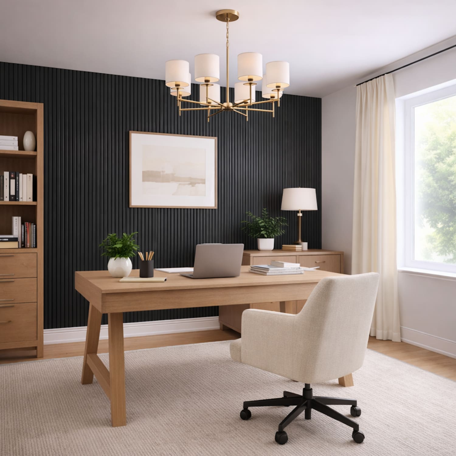 Black Oak Acoustic Wall Panels