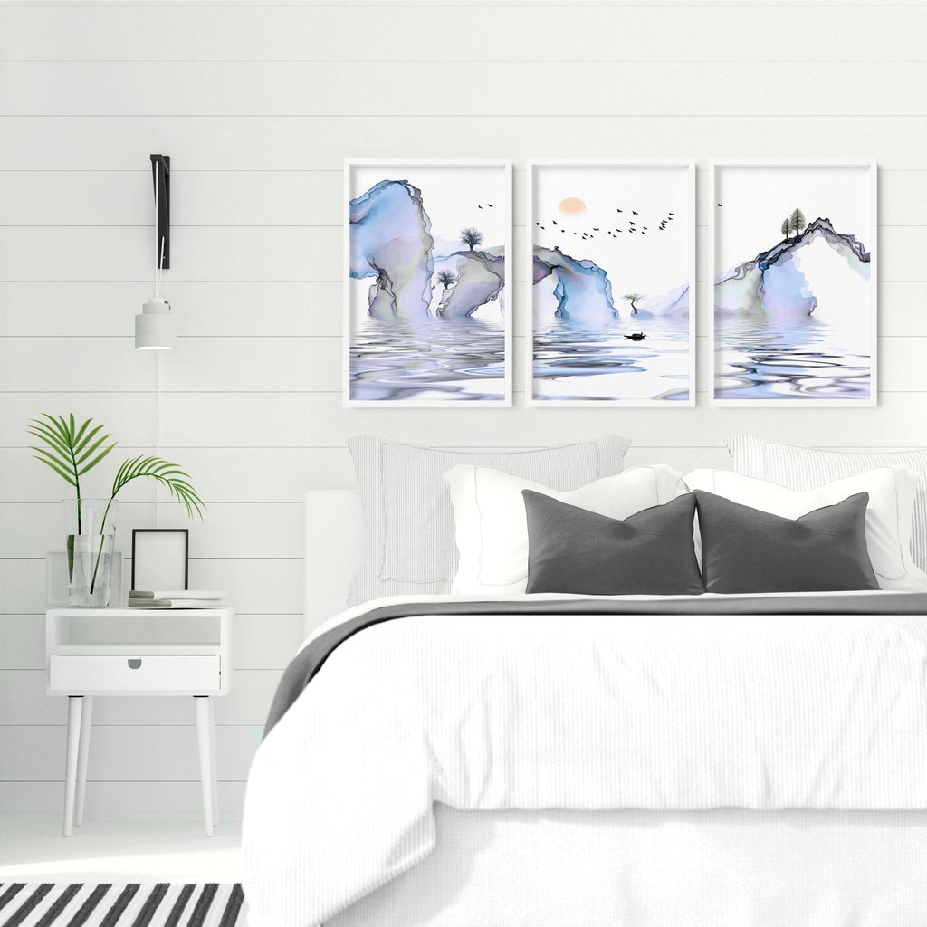 Japan art work | set of 3 framed wall art