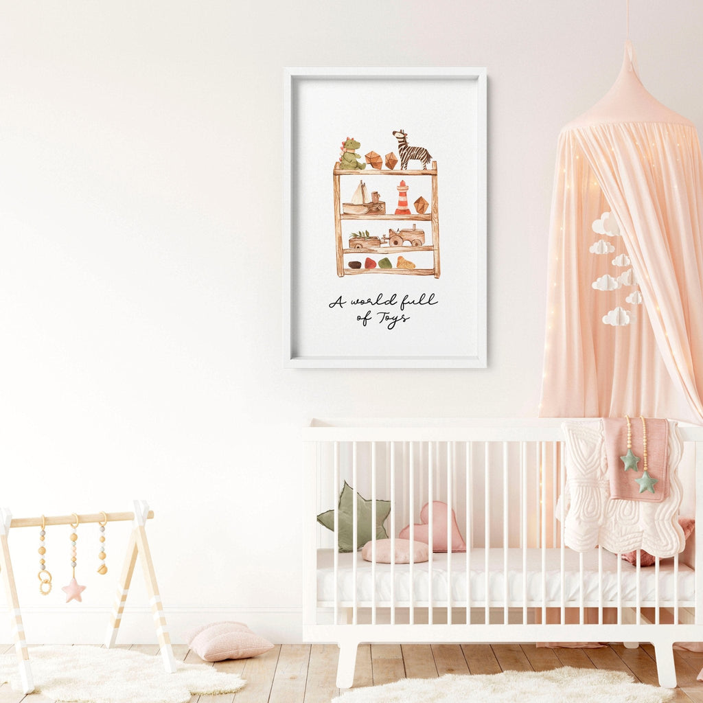 Prints for a nursery | Bohemian decor wall art print