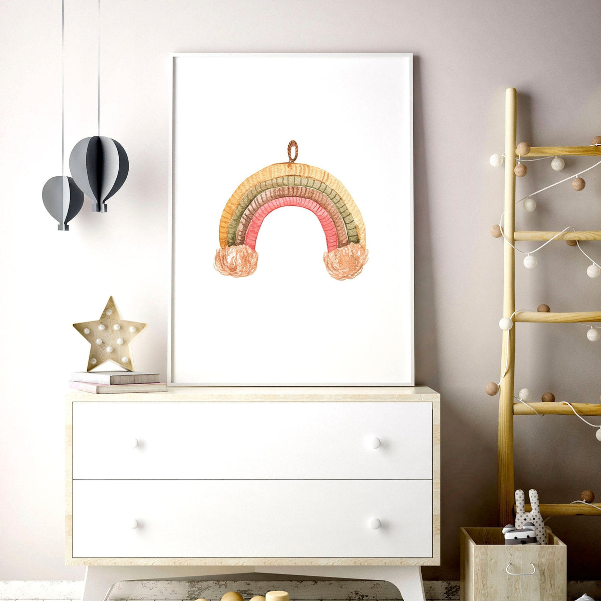 Nursery wall art safari | set of 3 wall art prints