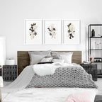Bedroom Print Ideas – Botanical Set of 3 Wall Art Prints