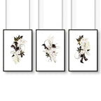 Bedroom Print Ideas – Botanical Set of 3 Wall Art Prints