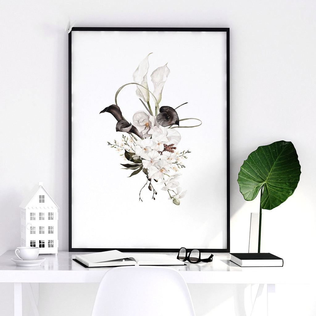 Bedroom Print Ideas – Botanical Set of 3 Wall Art Prints