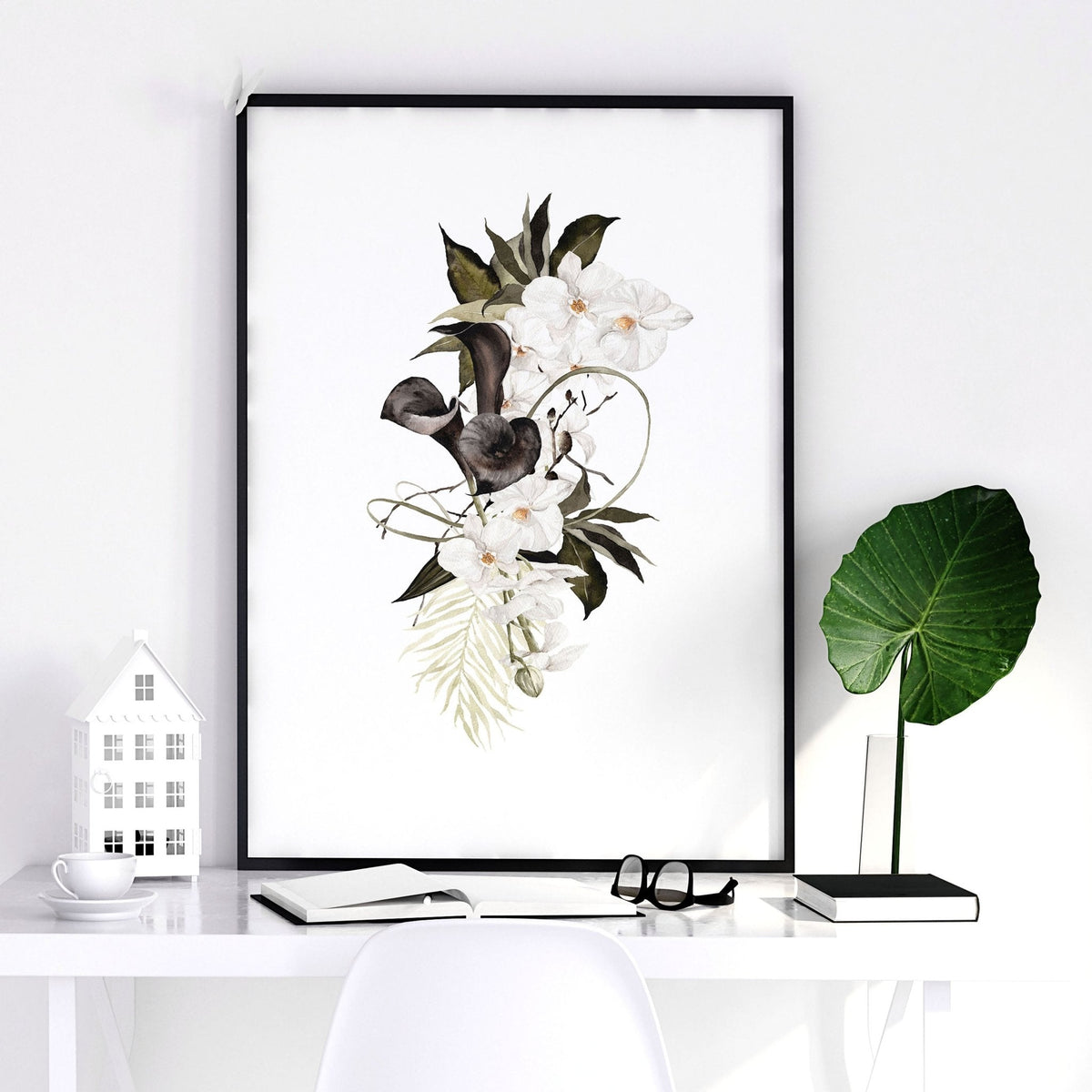 Bedroom Print Ideas – Botanical Set of 3 Wall Art Prints