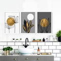Botanical Pictures for Bathroom – Set of 3 Prints