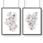 Botanicals art | Set of 2 wall art prints