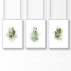 Wall decor home office | Set of 3 framed wall art prints