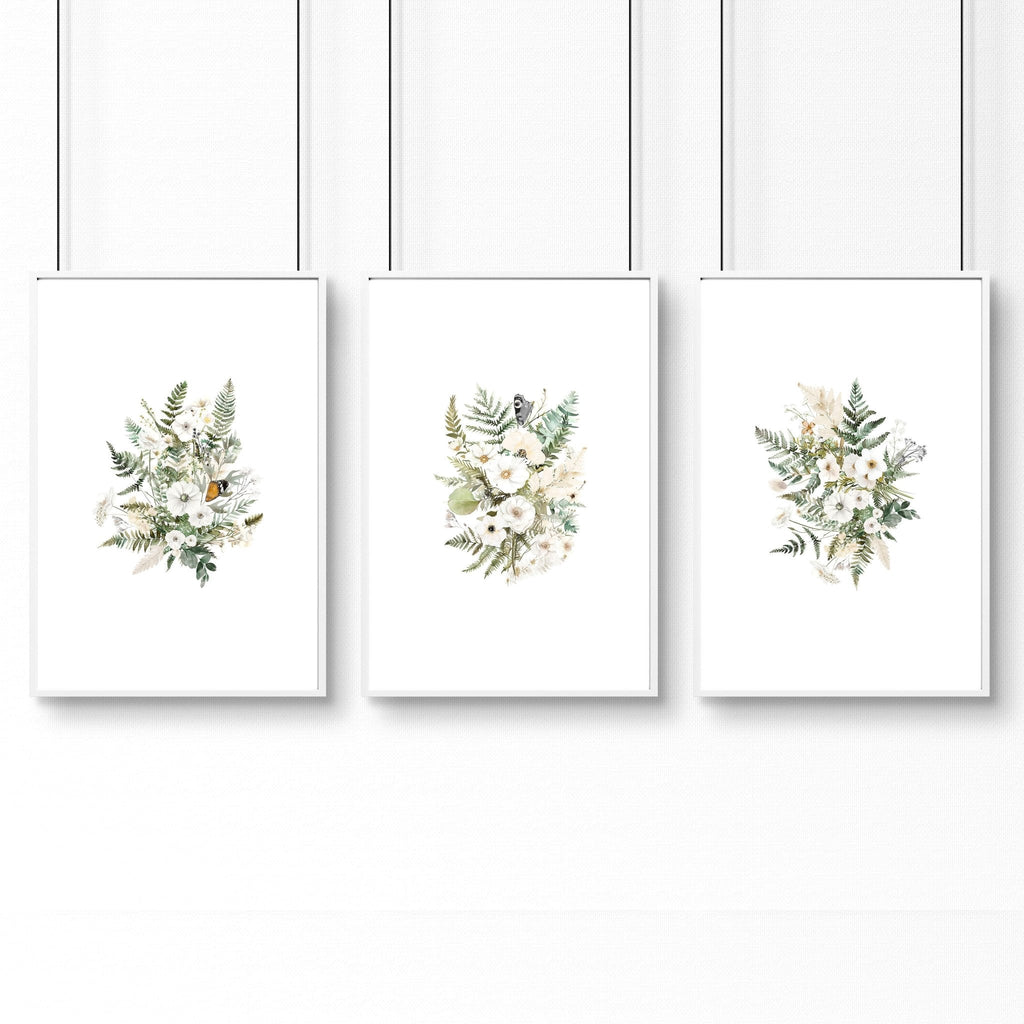 Botanicals Posters | Set of 3 wall art prints