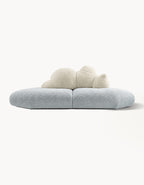 White Bear Cozy Sofa, Four Seater Sofa, Corduroy