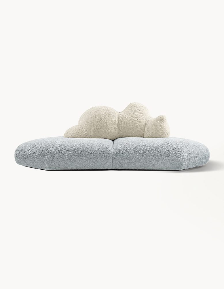 White Bear Cozy Sofa, Four Seater Sofa, Corduroy