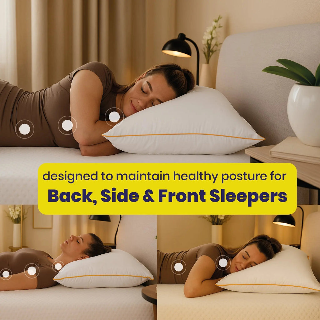 Brightr® Nox Vegan Best Down Alternative pillow - MOOAZAA