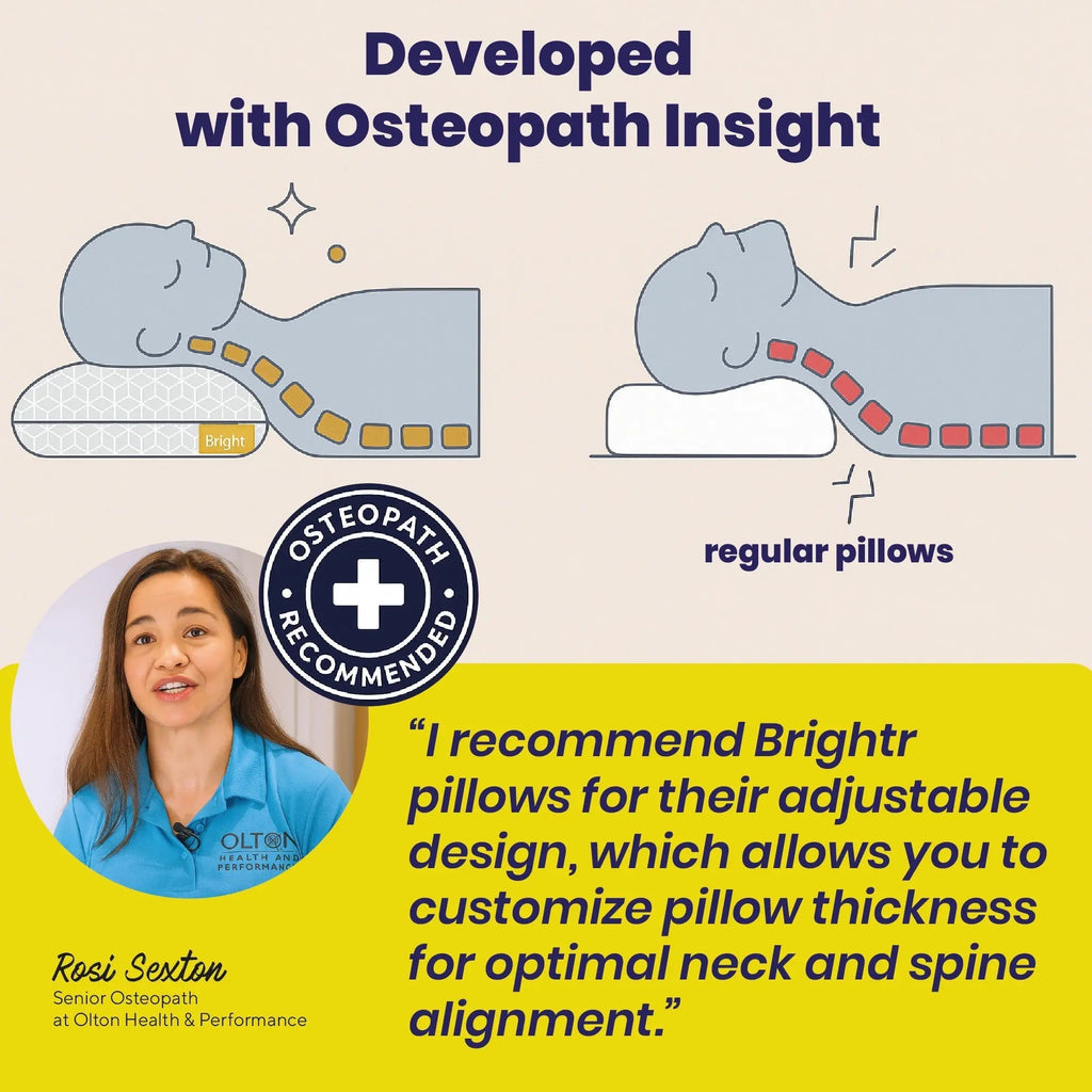 Brightr® Nox Vegan Best Down Alternative pillow - MOOAZAA
