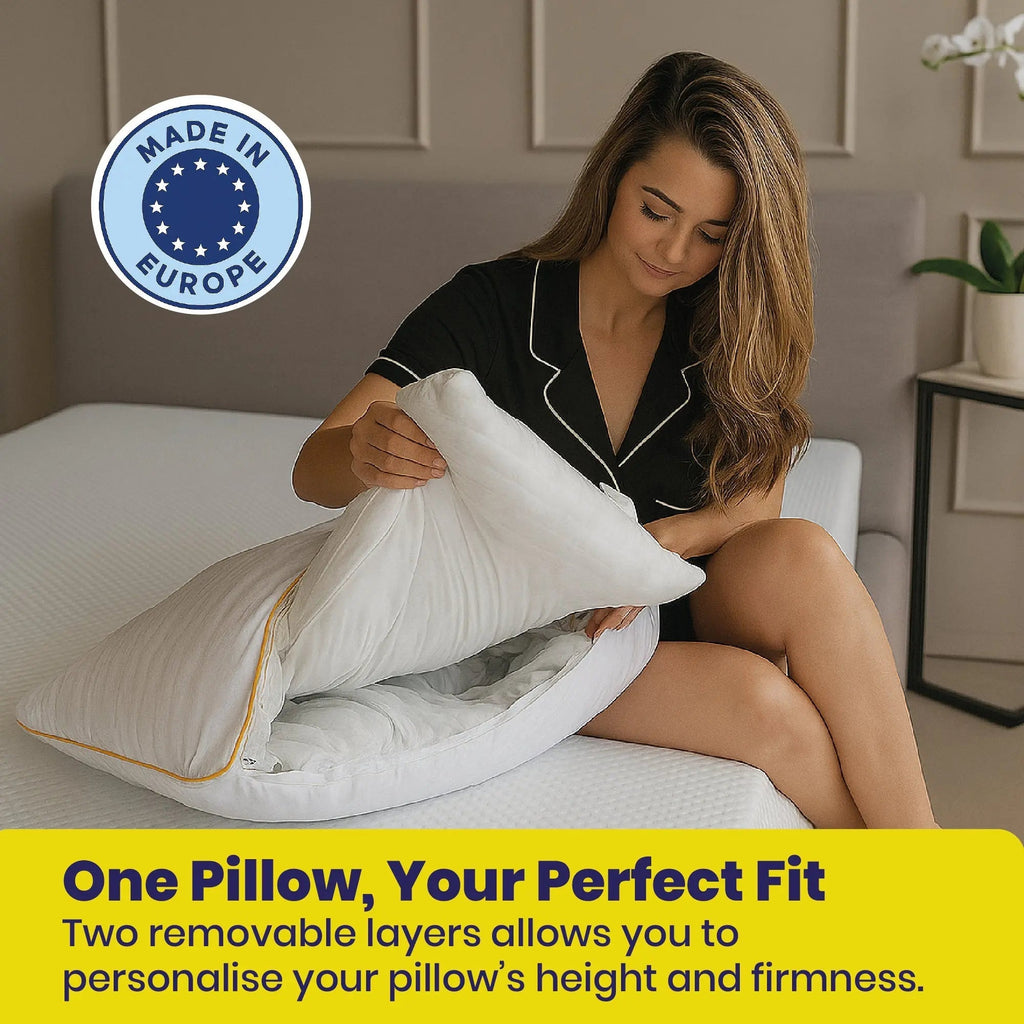 Brightr® Stella Hybrid Adjustable Pillow - MOOAZAA