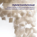Brightr® Stella Hybrid Neck Support pillow - MOOAZAA