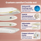 Brightr® Stella Hybrid Neck Support pillow - MOOAZAA