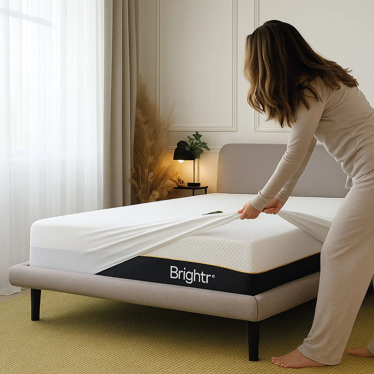 Brightr® Waterproof Mattress Protector - MOOAZAA