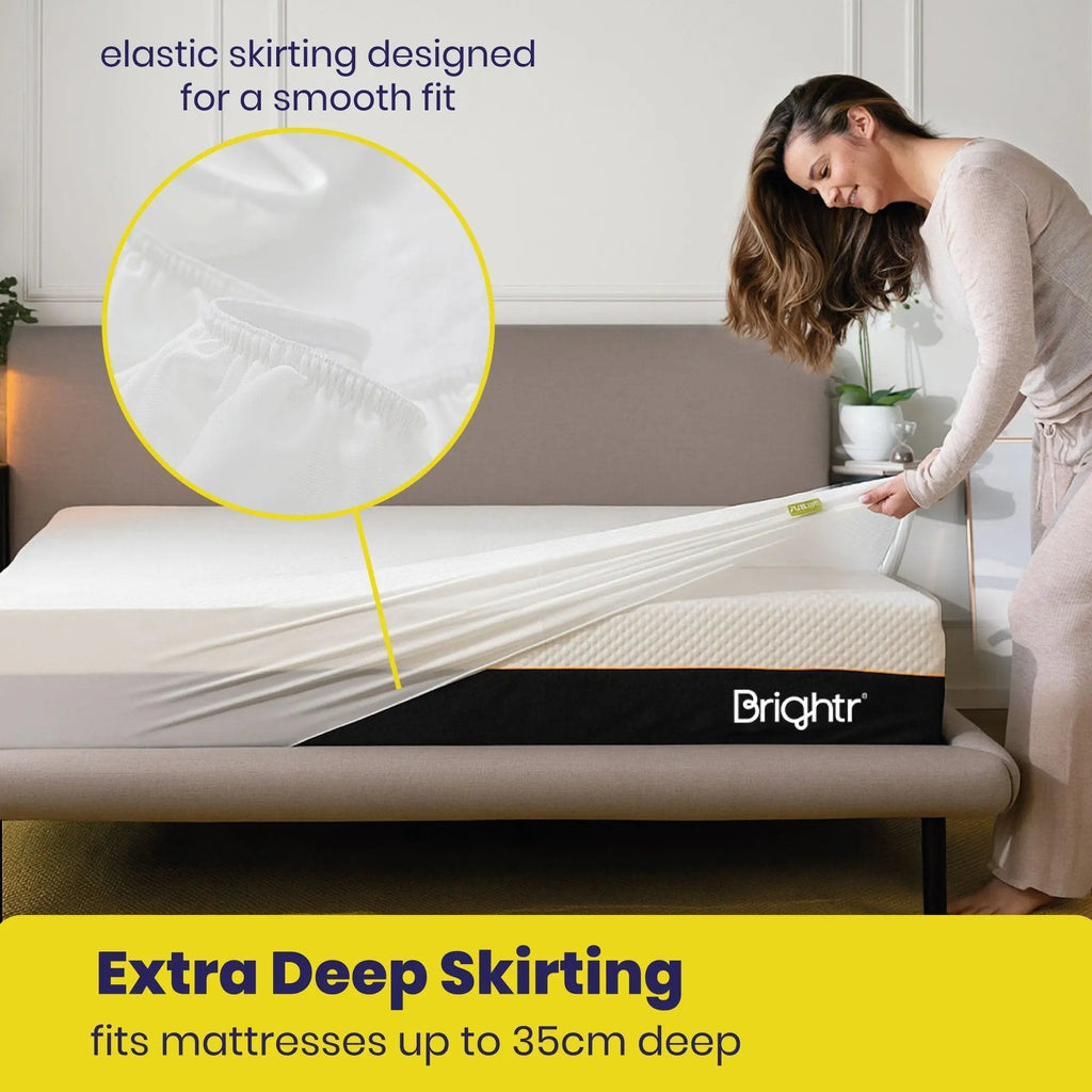 Brightr® Waterproof Mattress Protector - MOOAZAA