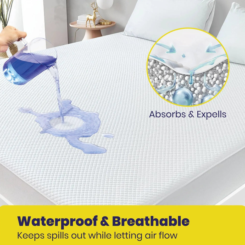 Brightr® Waterproof Mattress Protector - MOOAZAA