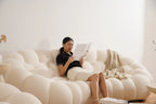 BUBBLE Modern Three - Seater Sofa - MOOAZAA