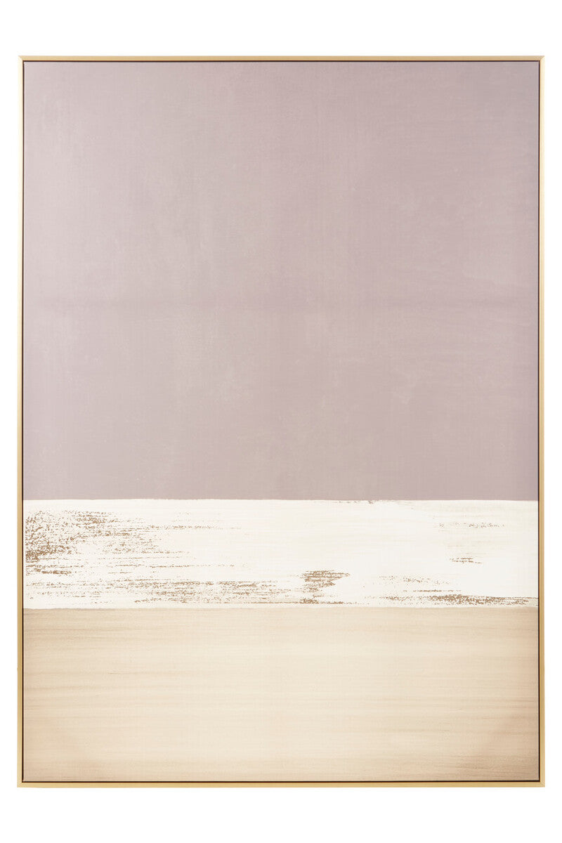 Canvas Gold and Grey Foil Wall Art | Astratto