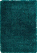 Chicago Dark Teal Shaggy Rug