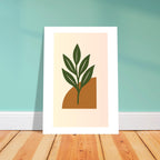 Botanical Wall Art - Green Leaf Print
