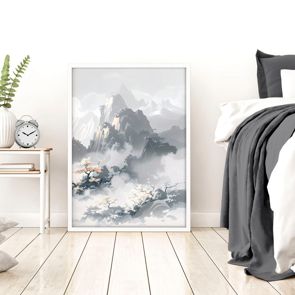 Canvas Wall Prints | Set of 3 Asian Inspired Wall art Prints