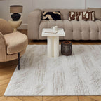 Carmel Cream-Beige Abstract Rug | 6030 - MOOAZAA