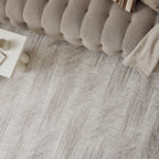 Carmel Cream-Beige Abstract Rug | 6030 - MOOAZAA
