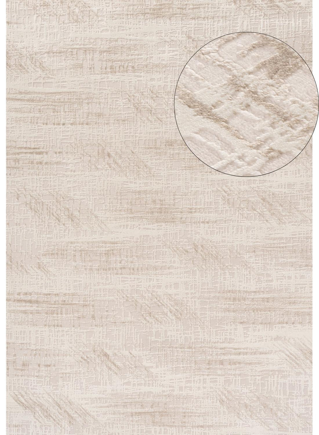 Carmel Cream-Beige Abstract Rug | 6030 - MOOAZAA