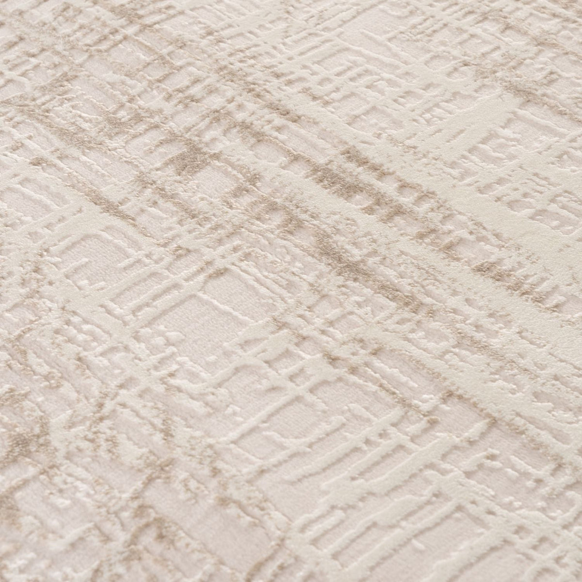 Carmel Cream-Beige Abstract Rug | 6030 - MOOAZAA