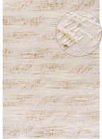 Carmel Cream-Gold Abstract Rug | 6030 - MOOAZAA