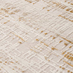 Carmel Cream-Gold Abstract Rug | 6030 - MOOAZAA