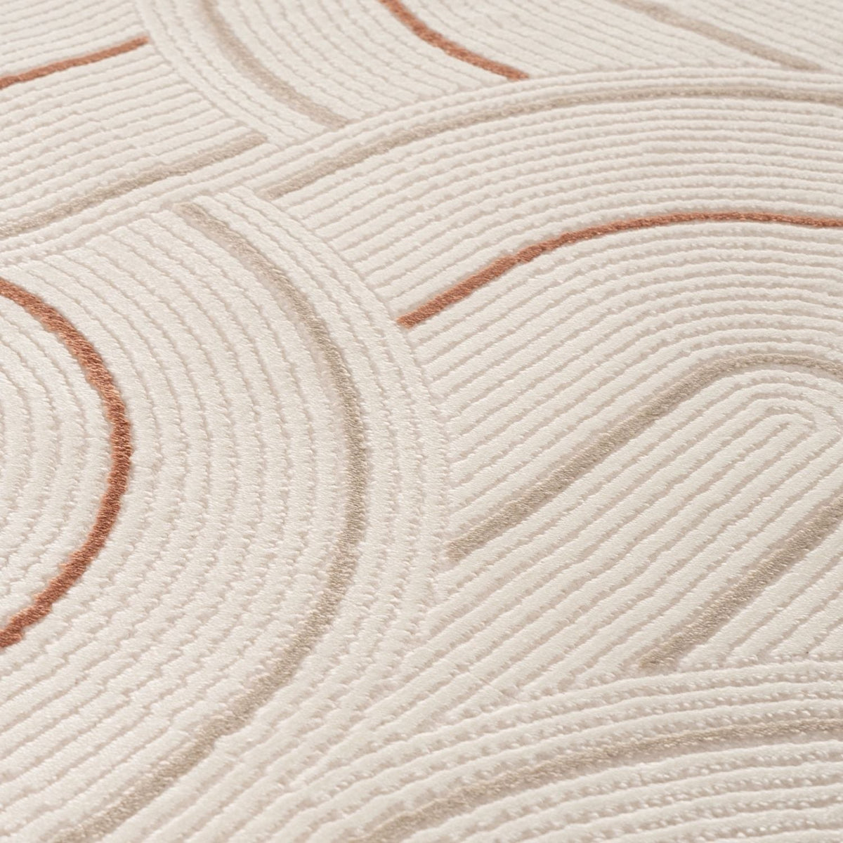 Carmel Cream-Terra Geometric Rug | 6070 - MOOAZAA
