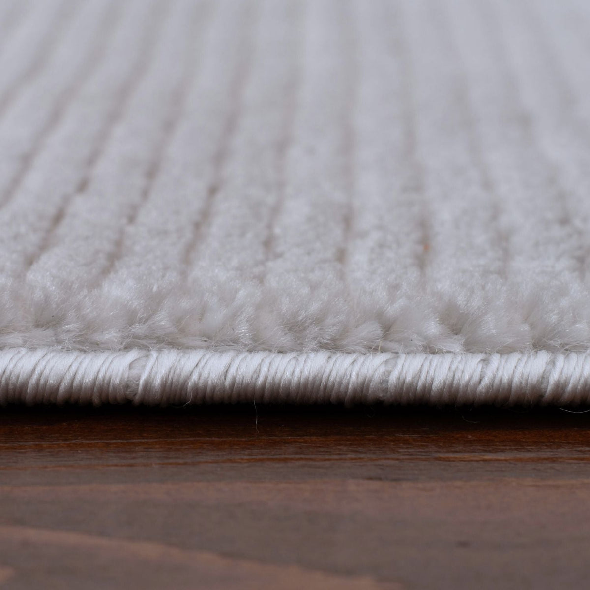 Carmel Grey-Cream Striped Rug | 6020 - MOOAZAA