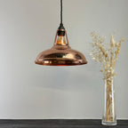 Cawston Handspun Solid Copper Coolicon Lampshade Pendant Light - 11 Inch - MOOAZAA