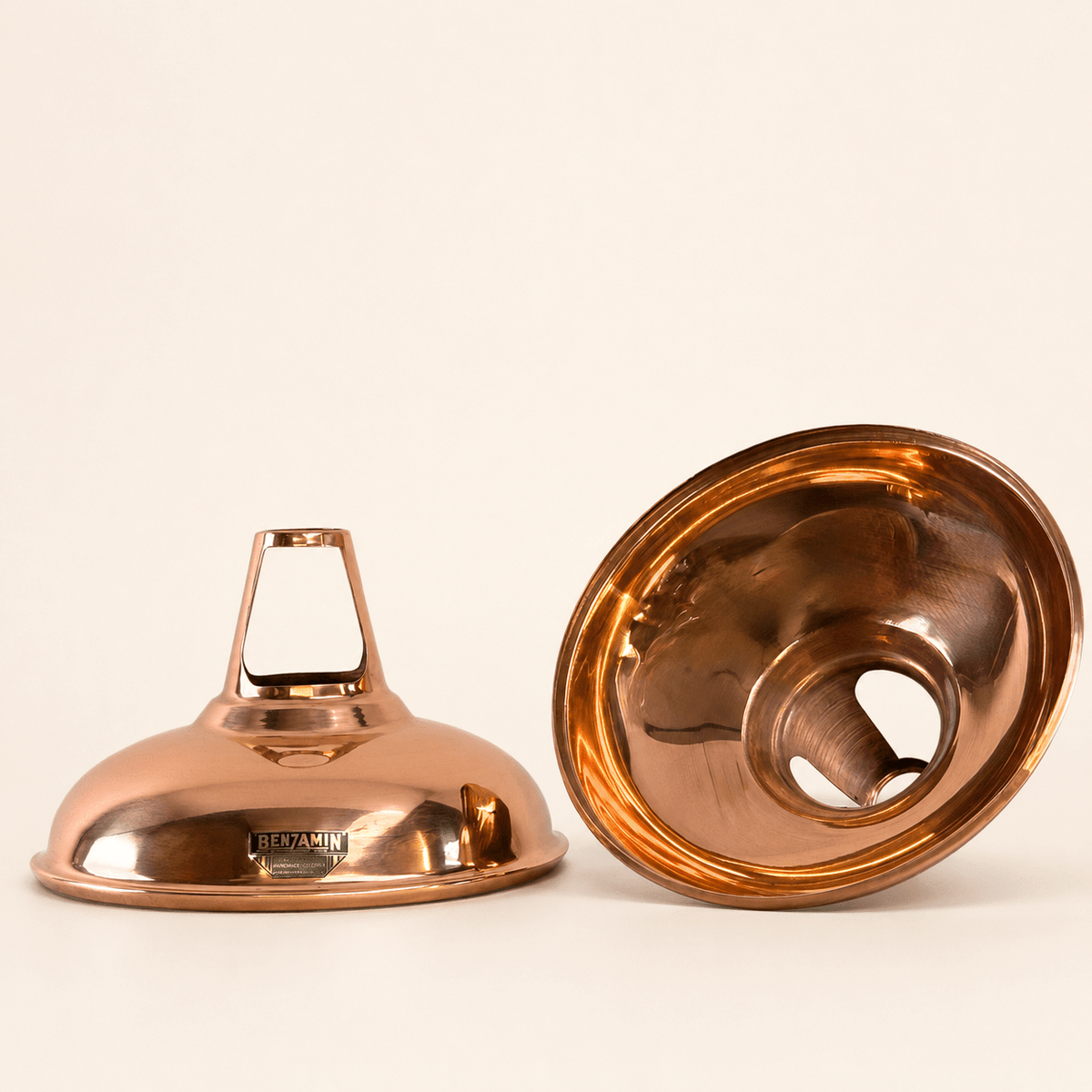 Cawston Handspun Solid Copper Coolicon Lampshade Pendant Light - 11 Inch - MOOAZAA