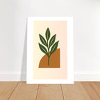 Botanical Wall Art - Green Leaf Print