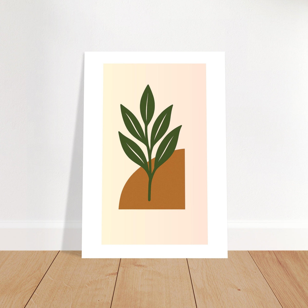 Botanical Wall Art - Green Leaf Print